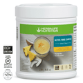 Active Fibre Complex Select: Tropical Twist packaging with tropical flavors, highlighting high fiber content.