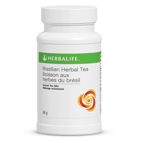 Brazilian Herbal Tea by Herbalife, instant tea mix with guarana for a refreshing beverage.
