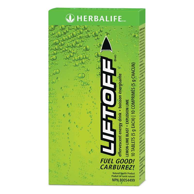 Liftoff Energy Tabs | Sharp Focus & B Vitamins in Lemon-Lime Blast flavor, promoting alertness and cognitive function.