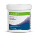Niteworks powder mix with lemon flavor supporting vascular health in a white container by Herbalife.