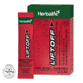 Liftoff-MD Focus Powder Sticks - Fight Fatigue and Stay Alert on the Go! Pomegranate-Berry packaging with stick pack.