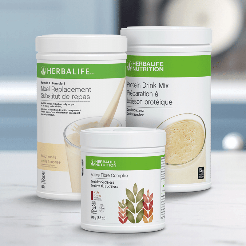 Nutrition Companion Classic products including Meal Replacement, Protein Drink Mix, and Active Fibre Complex.