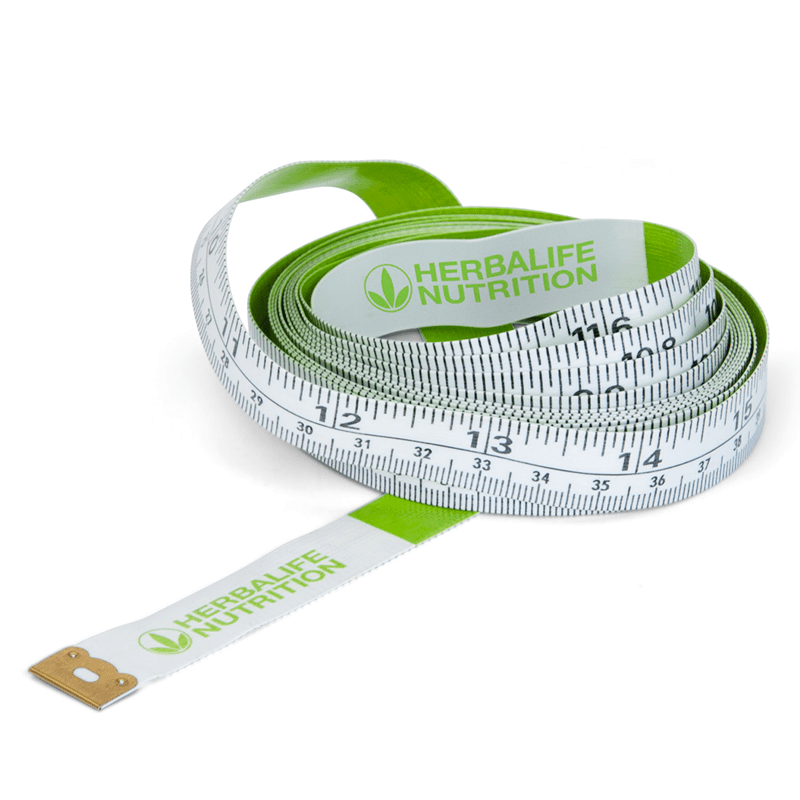 Fabric Tape Measure: Set of 10 featuring Herbalife Nutrition branding, a flexible synthetic fabric design for easy measurement.